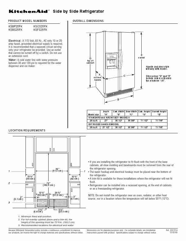 KitchenAid Ice Maker KSBP25FK-page_pdf
